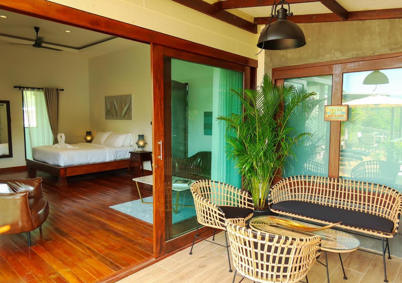 Seaflower Bungalows Srithanu Beach Esterno foto