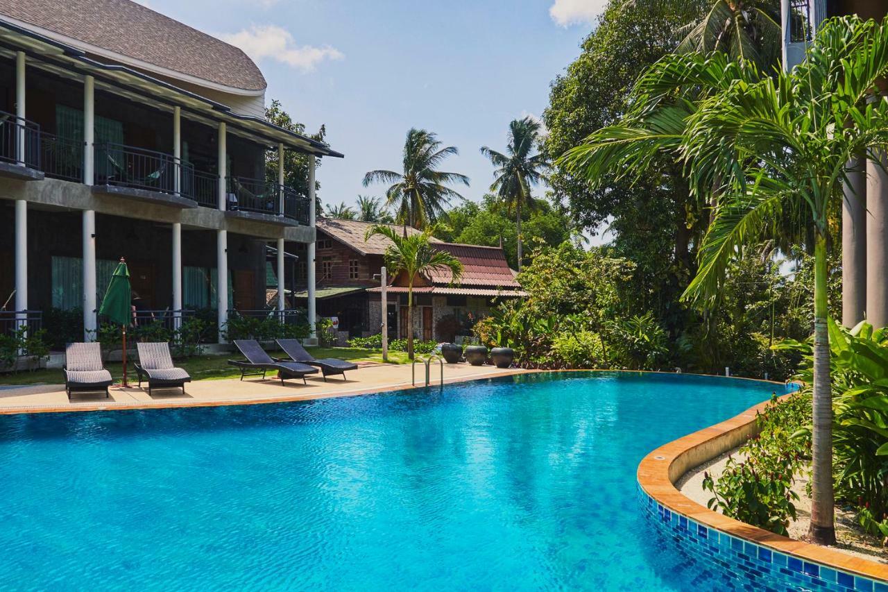Seaflower Bungalows Srithanu Beach Esterno foto