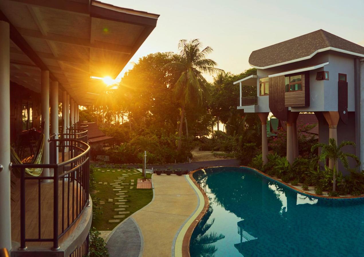 Seaflower Bungalows Srithanu Beach Esterno foto